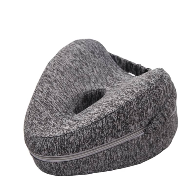 Knæpude der aflaster knæ, ryg & hofte - memory skum 25x21x13 cm. m/aftageligt betræk (hjerteformet)