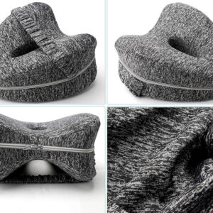 Knæpude med Memory Foam Ergonomisk Benpude til Bedre Søvn