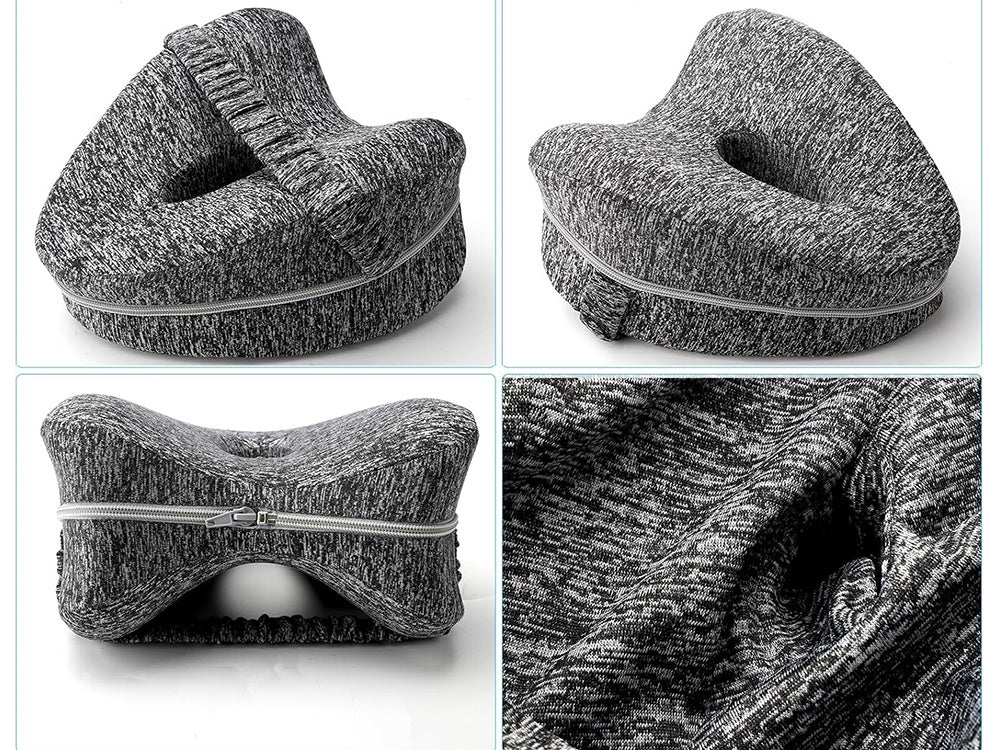 Knæpude med Memory Foam Ergonomisk Benpude til Bedre Søvn